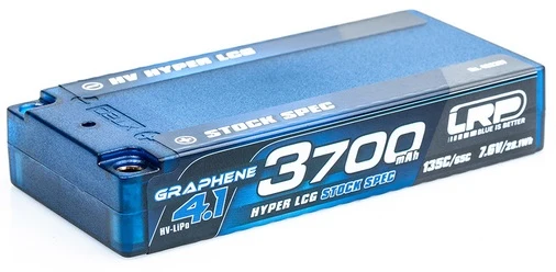 LRP Accu Lipo Shorty HLCG HV 7.6V 3700mAh 135C Graphene 4.1 432287