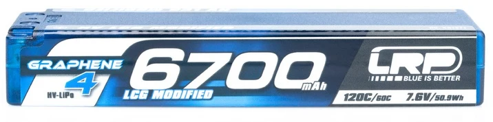 LRP Accu Lipo LCG HV 7.6V 6700mAh 120C Graphene 4 431271
