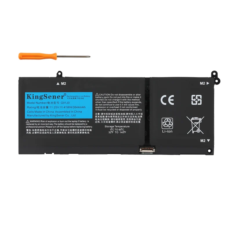 G91J0 Laptop Battery for Dell Inspiron 5515 5625 5410 7415 Latitude 3320