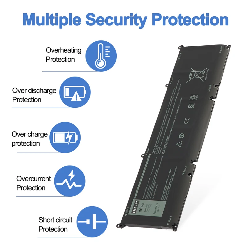 69KF2 Laptop Battery Replacement For Dell XPS 15 9500 P91F P91F001 P45E002 | US Stock
