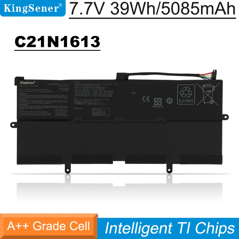 Laptop Battery For Asus C21N1613 2ICP3/99/109 C21PQC5 0B200-02280000 0B200-02280000M 7.7V 39Wh
