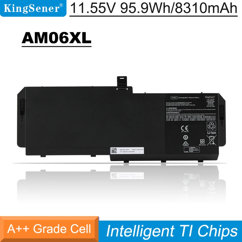 AM06XL For HP HSTNN-IB8G L07350-1C1 L07044-855 Replacement Battery 11.55V 95.9WH