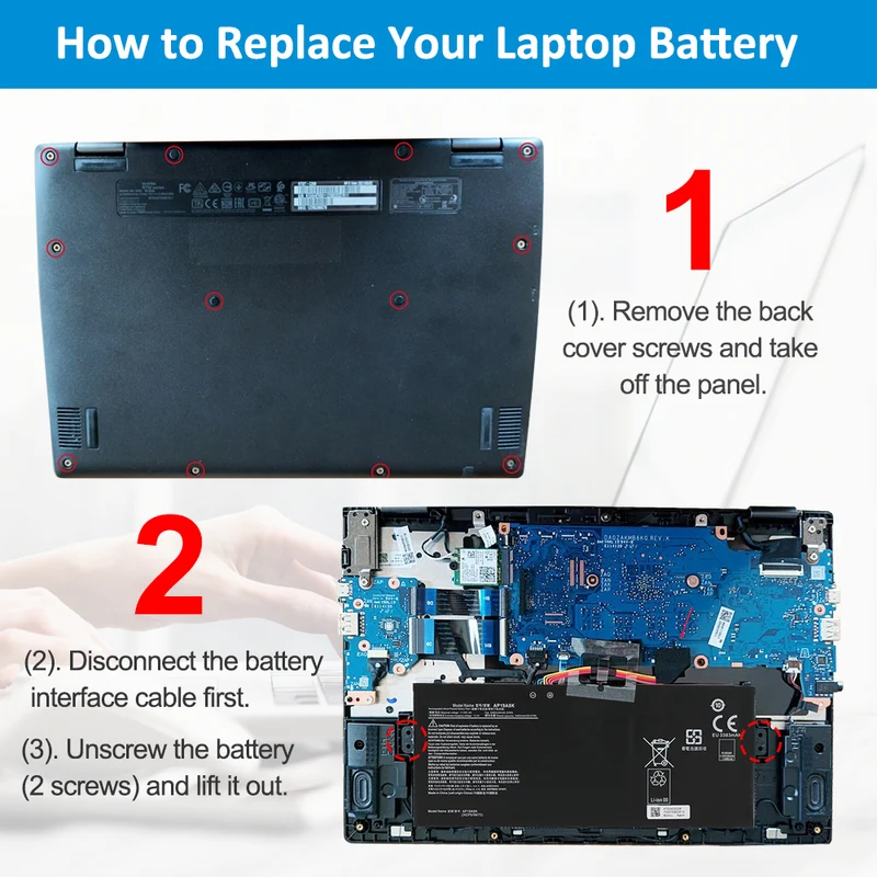 Replacement Battery For Acer Chromebook Spin 311 CP311-2H CP311-2HN Series 11.55V 40.22Wh
