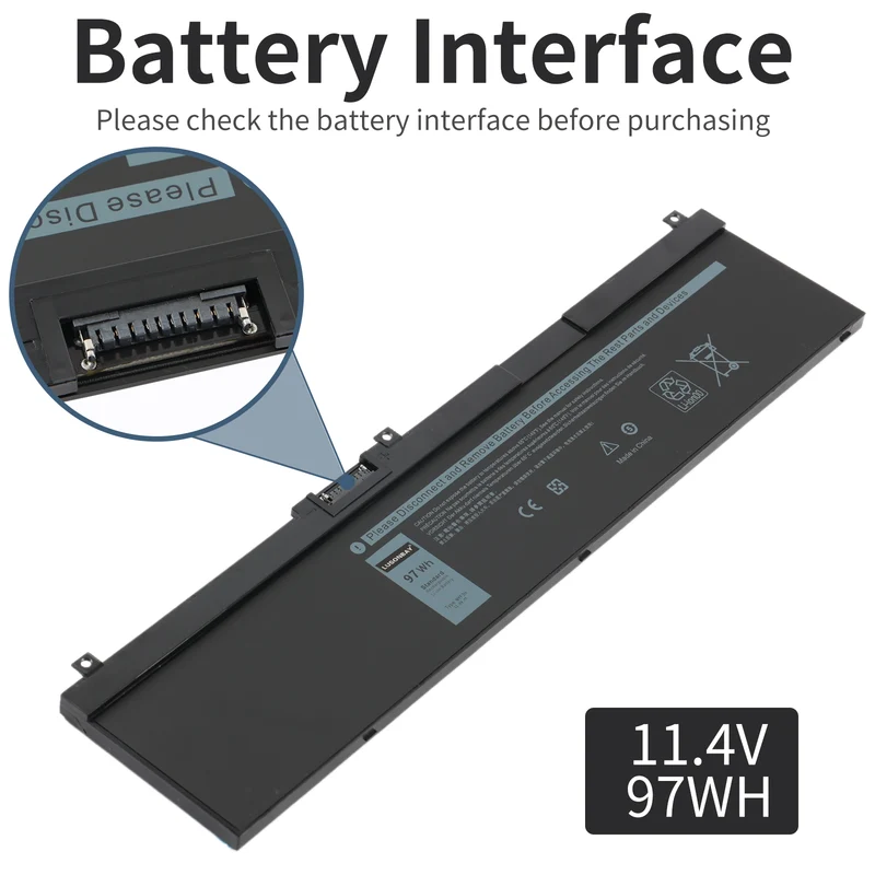 NYFJH Replacement Battery Dell Precision 7530 P74F Series | LUSONBAY