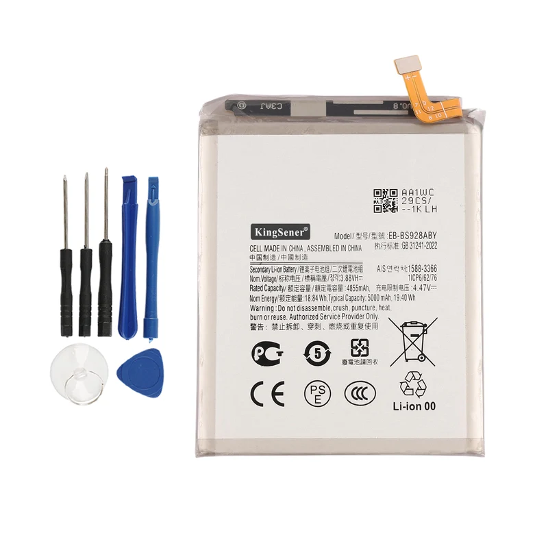 Rechargeable Battery EB-BS928ABY For Galaxy S24 Ultra SM-S928U1 SM-S928W SM-S928N