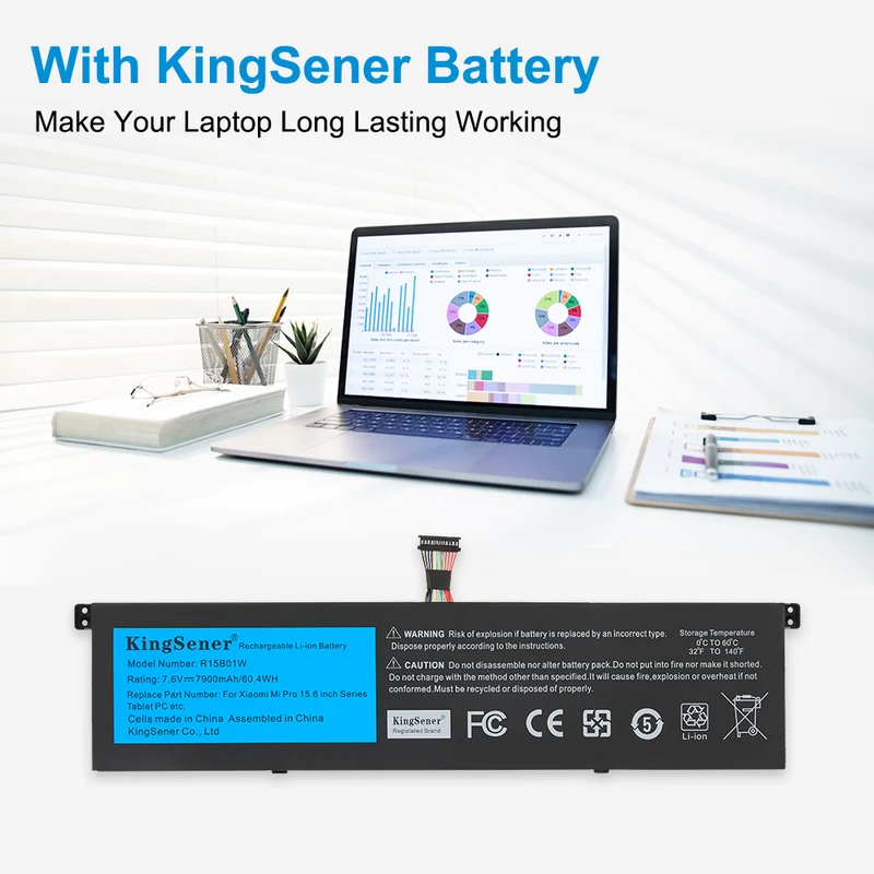 R15B01W R15BO1W Laptop Battery For Xiaomi Pro 15.6" GTX TM1701 Series Notebook | EU Stock