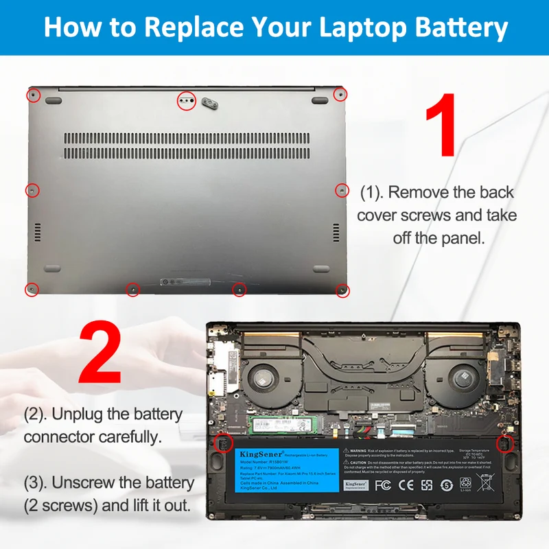 R15B01W R15BO1W Laptop Battery For Xiaomi Pro 15.6" GTX TM1701 Series Notebook | EU Stock