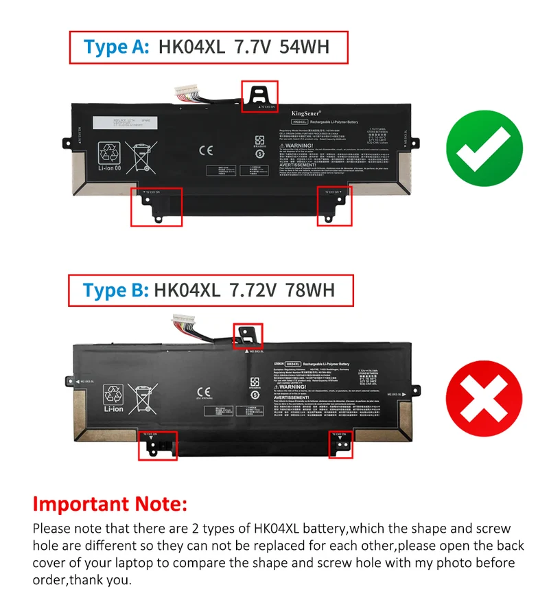 HK04XL Laptop Battery Compatible with HP EliteBook x360 1030 G7 G8