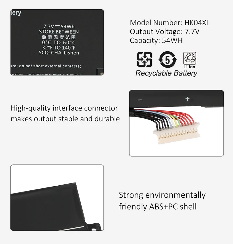 HK04XL Laptop Battery Compatible with HP EliteBook x360 1030 G7 G8