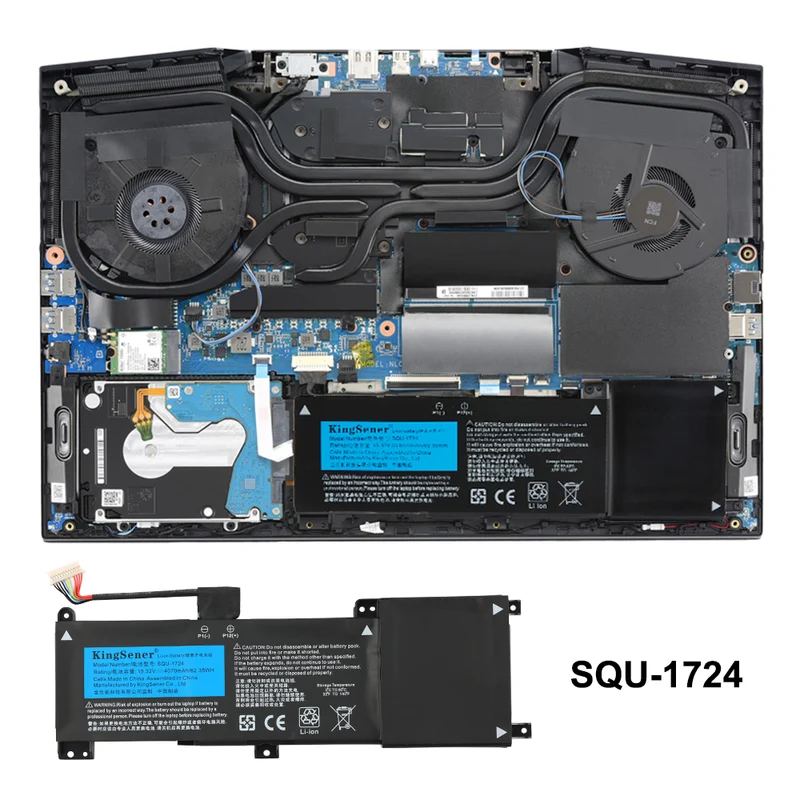 SQU-1724 Battery For AORUS 15-XA 15-WA 15-W9 15-SA 15 X9 GIGABYTE 911