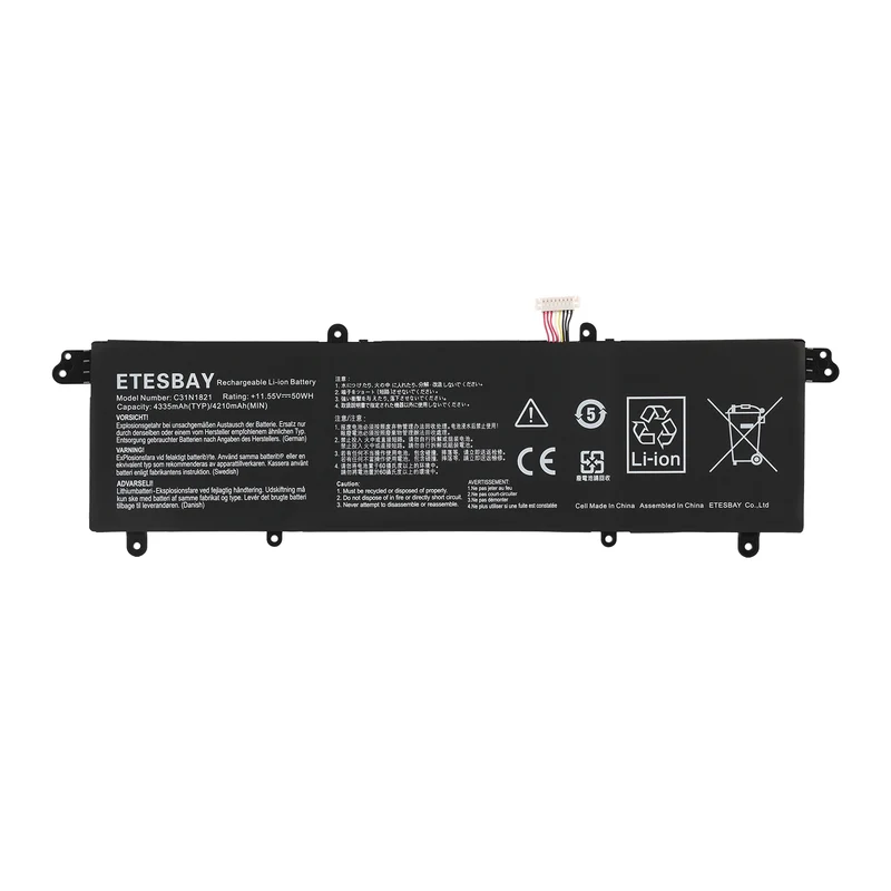 C31N1821 Battery for ASUS ZenBook S13 UX392 UX392FA UX392FN (US Stock)