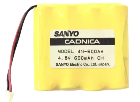 4N-600AA Replacement Battery For SANYO Medical Equipment 600mAh 4.8V