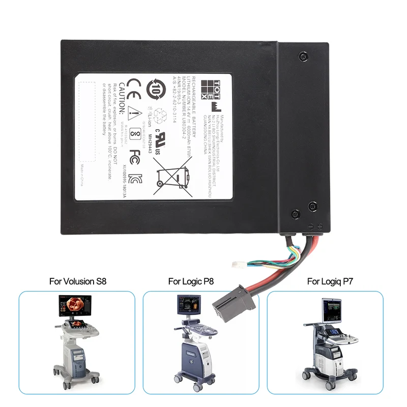 U80304-2 Replacement Battery For GE Volusion S8