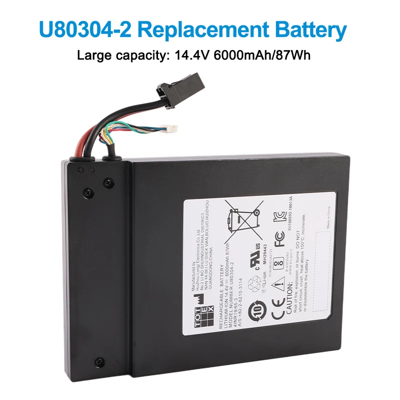 U80304-2 Replacement Battery For GE Volusion S8