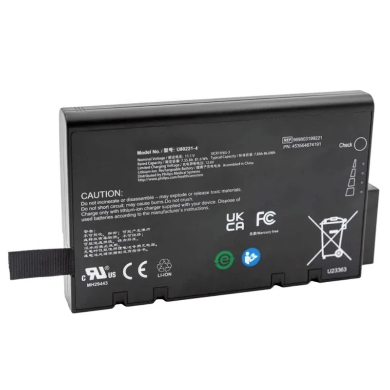U80221-4 989803199221 Replacement Battery For PHILIPS PageWriter TC20