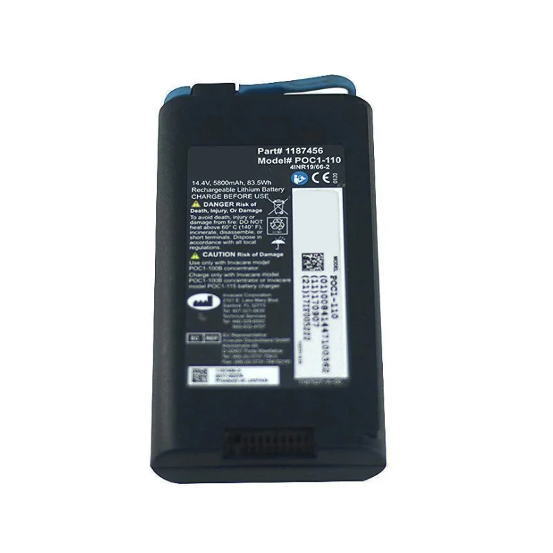 1187456 Replacement Battery For Invacare Platinum Mobile Oxygen Concentrator Battery POC1-110