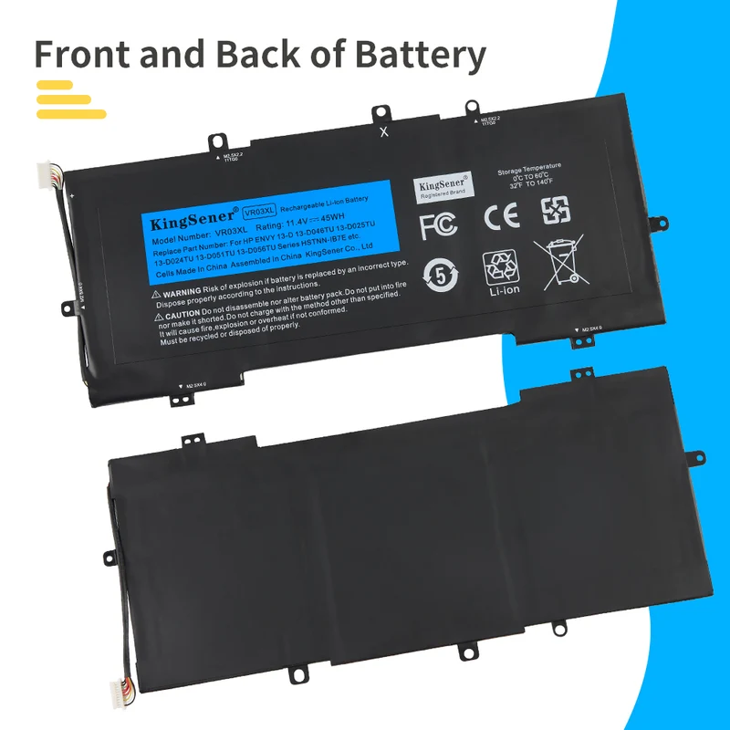 VR03XL Battery for HP Envy 13-D 13-D046TU HSTNN-IB7E 11.4V 45Wh