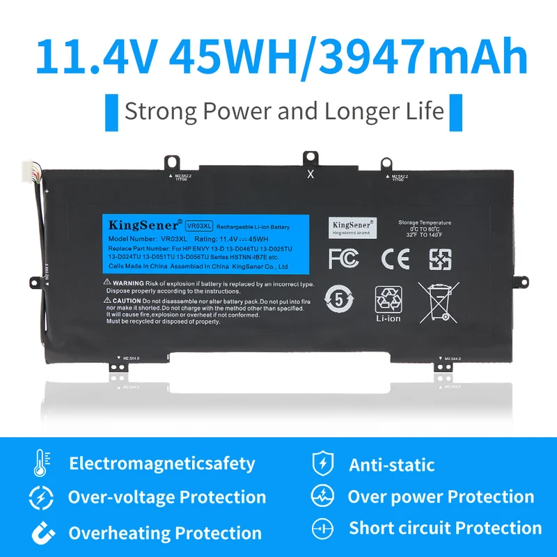 VR03XL Battery for HP Envy 13-D 13-D046TU HSTNN-IB7E 11.4V 45Wh