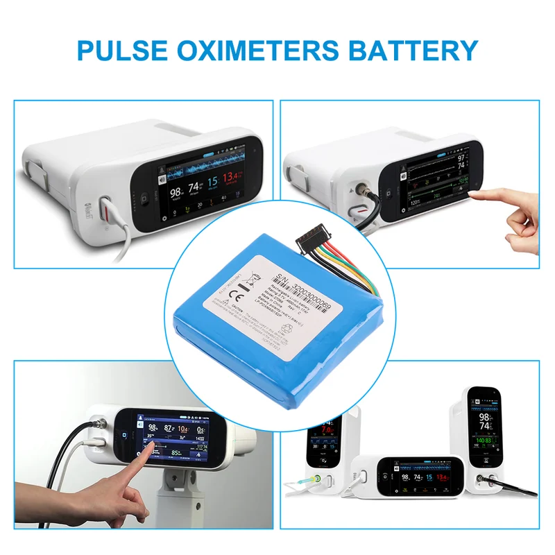 Medical Battery For Masimo 27058 37728 RAD-97 Pulse Oximeter