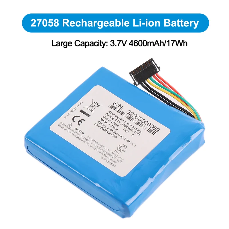 Medical Battery For Masimo 27058 37728 RAD-97 Pulse Oximeter