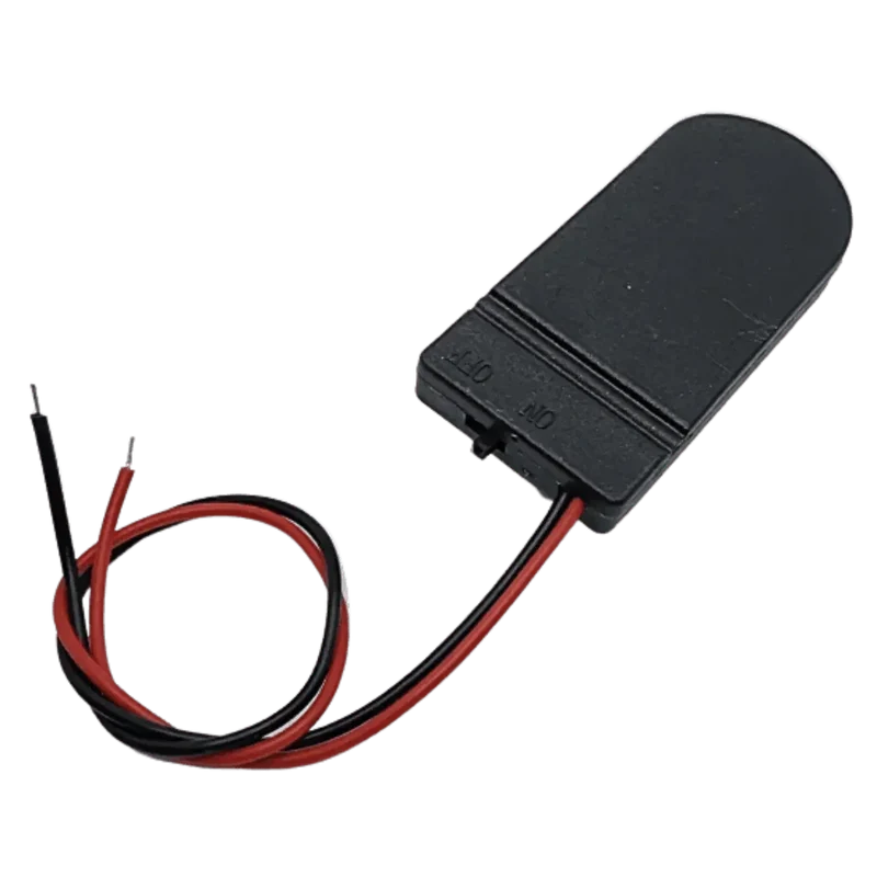 Support de Pile Bouton CR2032 x2 avec interrupteur
