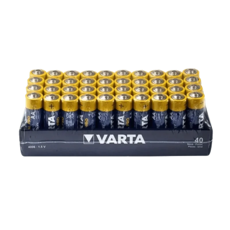40 x Piles Varta Industrial PRO LR6 / AA 4006 (carton)