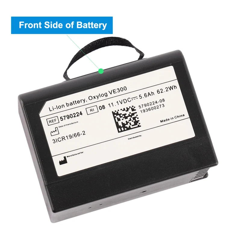 5790224 Battery for Drager OXYLOG VE300 OXYLOG VE300 SE301151