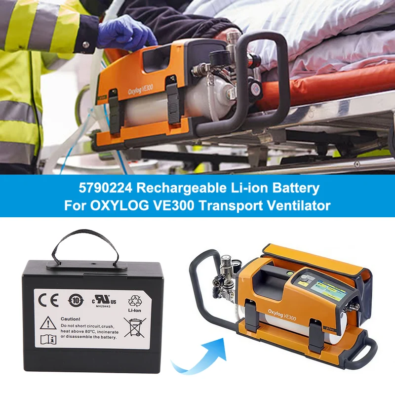 5790224 Battery for Drager OXYLOG VE300 OXYLOG VE300 SE301151