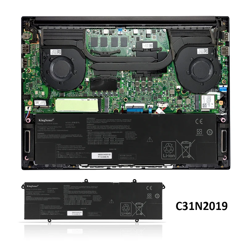 C31N2019 C31N2019-1 Laptop Battery For Asus VivoBook Pro 14X OLED M7400 15 OLED