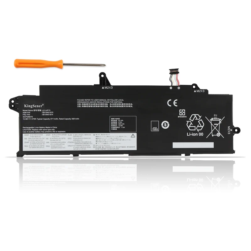 L21L4P73 57Wh Laptop Battery For Lenovo ThinkPad T14s Gen 3 21BR 21BS 21CQ 21CR