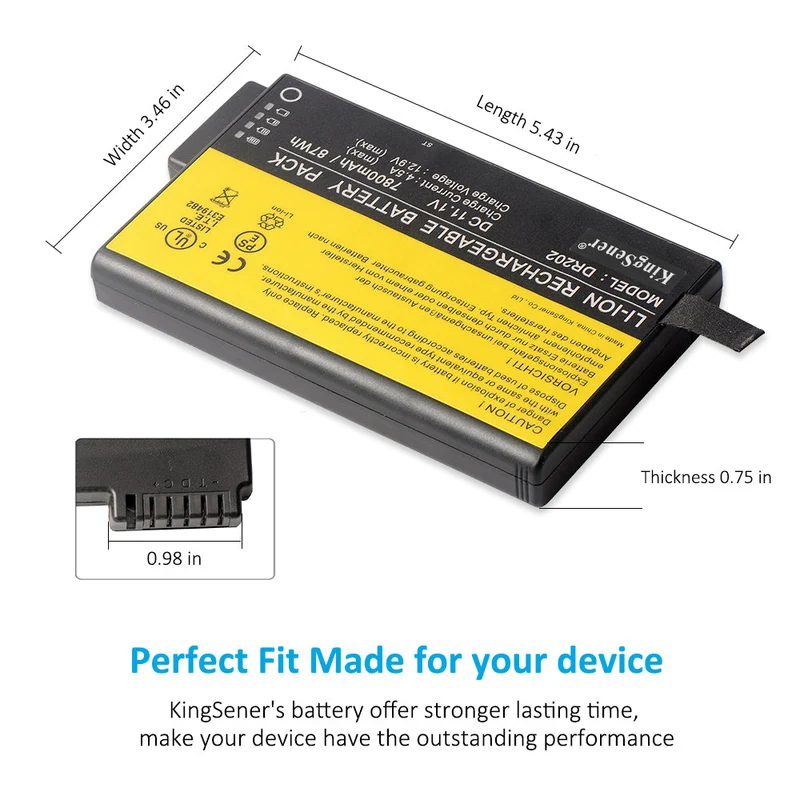 DR202 ME202 ME202A ME202B Battery Replacement 11.1V 87Wh