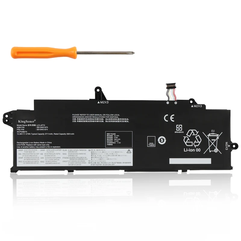 Replacement For Lenovo ThinkPad T14s Gen 3/ ThinkPad T14s Gen 4 Series SB10W51978 SB10W51977