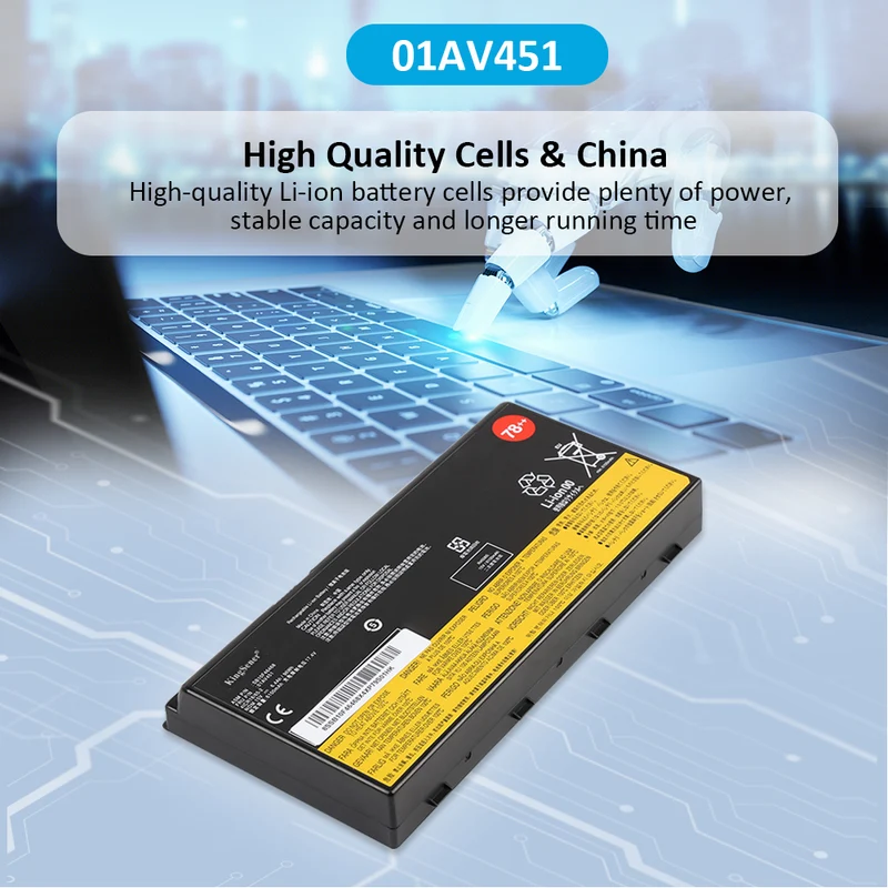 Laptop Battery For Lenovo ThinkPad P70 P71 20ER 20HK Mobile Workstation Series 01AV451