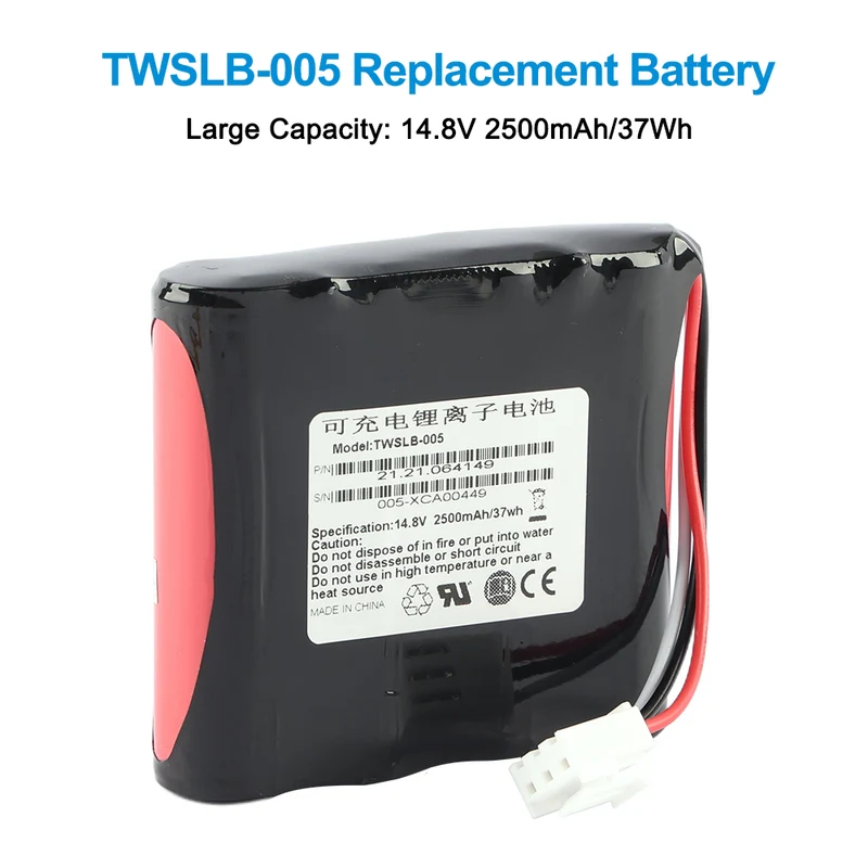 TWSLB-005 HYLB-102 Replacement Battery For EDAN SE-1 SE-100 SE-1200 SE-1201 ECG