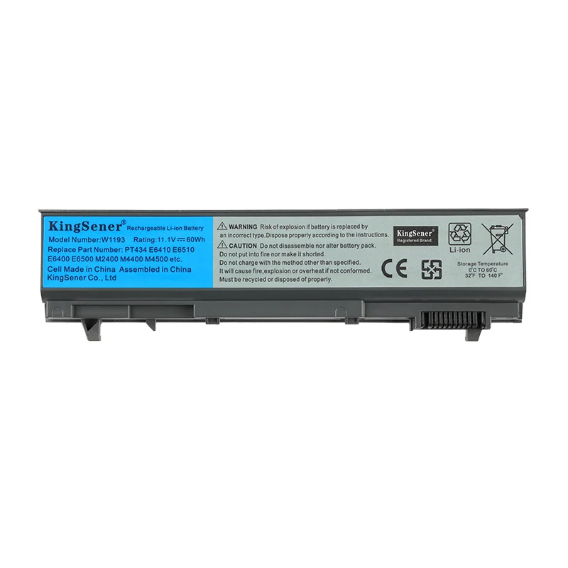 W1193 For Dell Latitude E6400 E6410 60Wh 11.1V Laptop Battery ND8CG | CA Stock