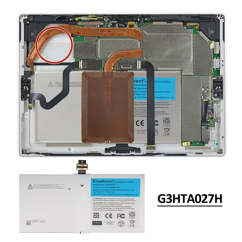 DYNR01 G3HTA027H Laptop Battery For Microsoft Surface Pro 4 1724 12.3 inch Tablet G3HTA026H | CA Stock