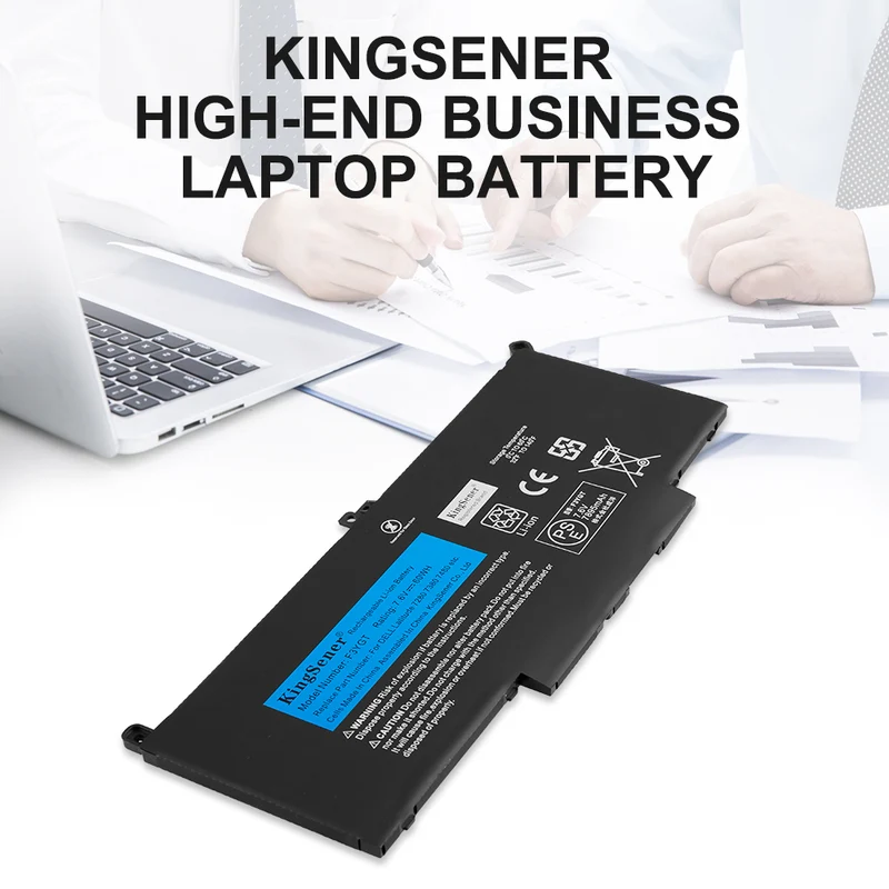 F3YGT Laptop Battery for Dell Latitude 7280 / 7380 / 7480 / 7490 Series, 60Wh