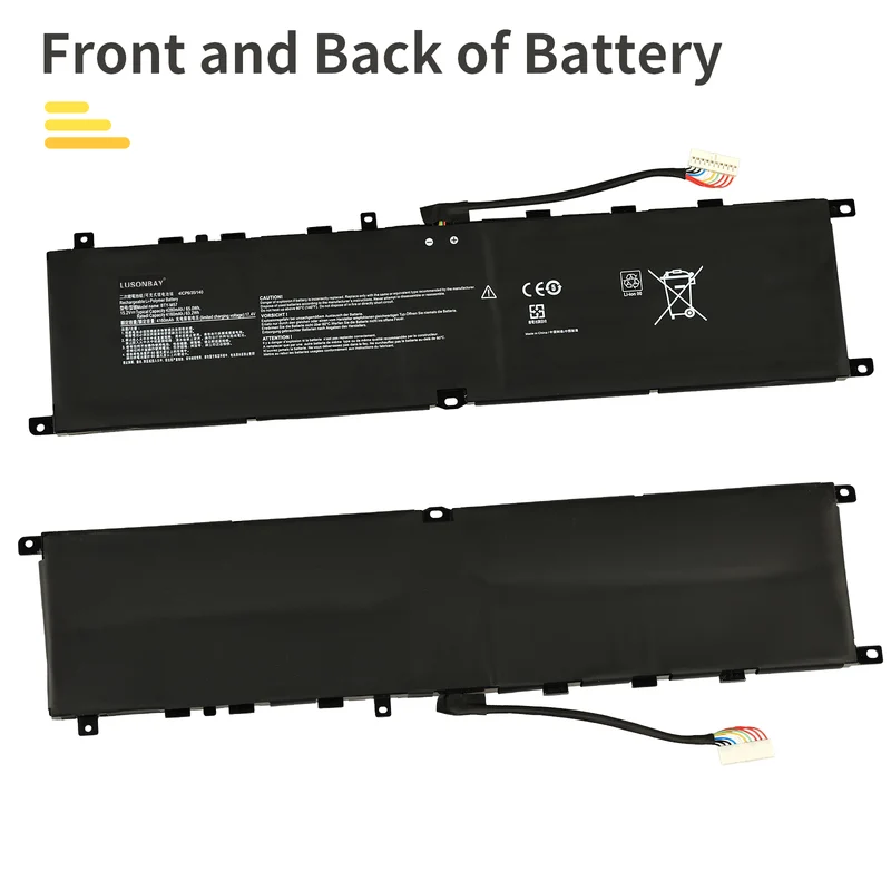 BTY-M57 Laptop Battery Compatible with MSI GP66 GP76 Leopard 10UE 10UG 10UH | LUSONBAY CA SHIP