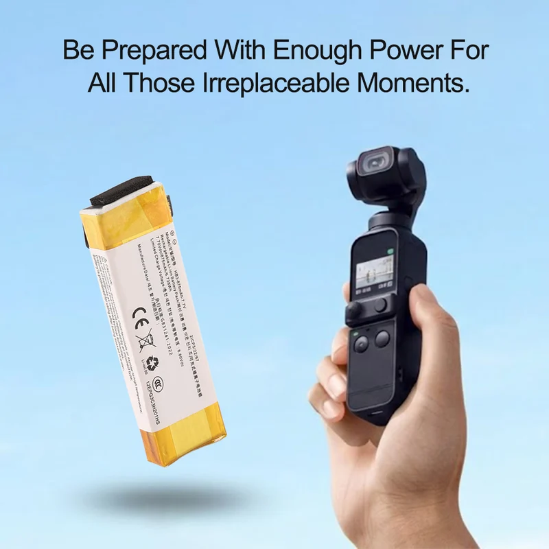 HB3 Battery 875mAh Replacement for DJI Osmo Pocket II Osmo Pocket 2 Osmo Pocket