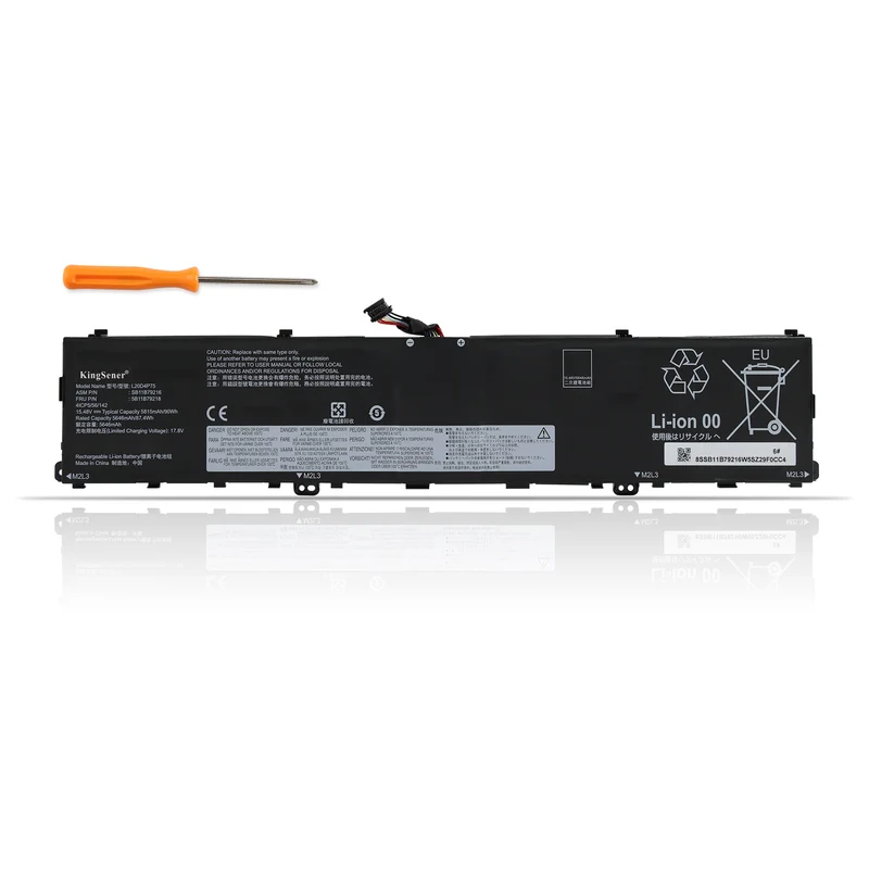 L20D4P75 L20M4P75 Laptop Battery For Lenovo ThinkPad P1 Gen 4 2021 Gen 5 2022 Series ThinkPad X1 Extreme Gen 4 2021 Gen 5 2022 Series 15.48V 90WH | KingSener