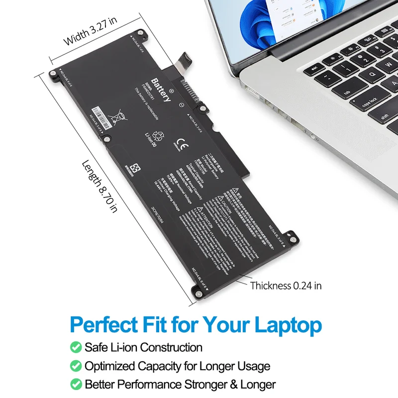 FRANDZGT00 FRANDZGT01 Battery 11.67V 4365mAh 50.94Wh for FRAMEWORK FRANDZGTZ FRANDZGT7 12 Laptop