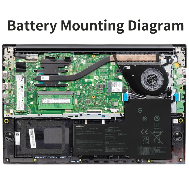 B31N1842 42WH Laptop Battery For Asus VivoBook F513EA F513EP LUSONBAY EU SHIP