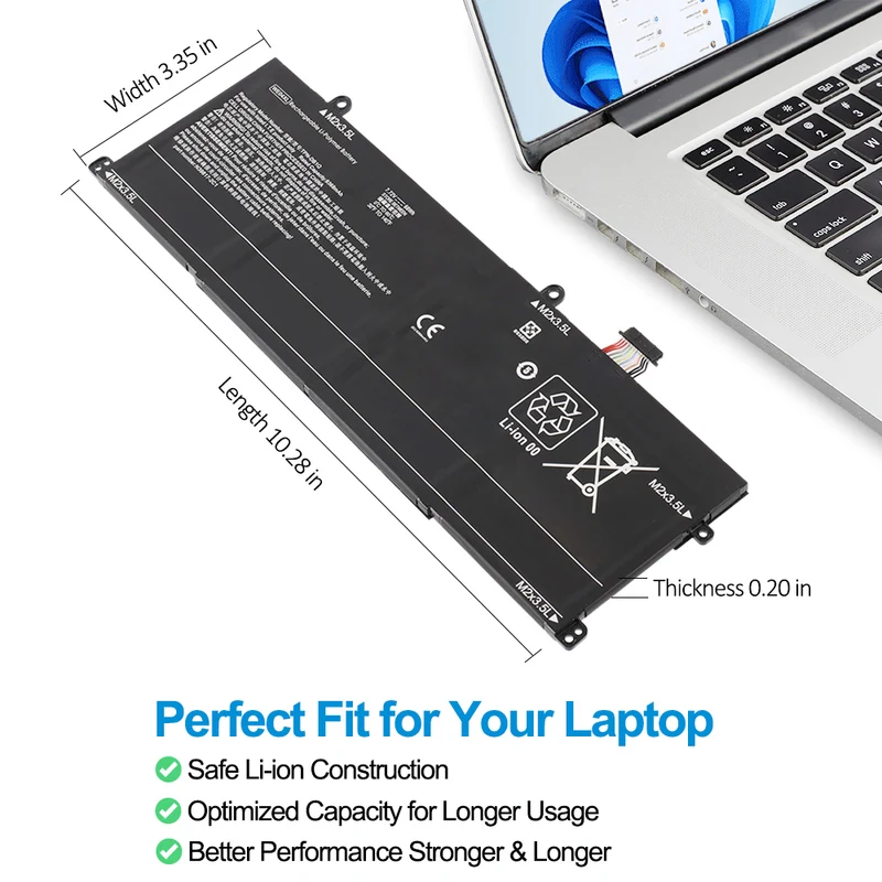 WE04XL Replacement Battery For HP Pavilion Plus 14-ew 14-ey Series