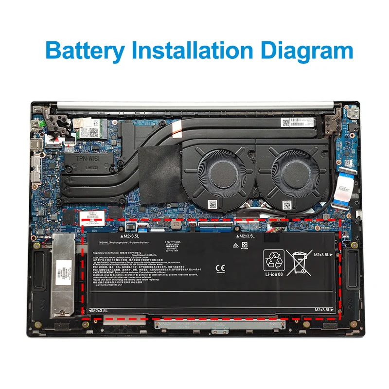 WE04XL Replacement Battery For HP Pavilion Plus 14-ew 14-ey Series