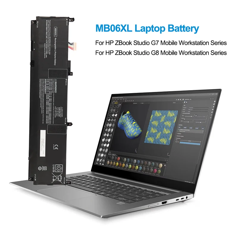MB06XL Laptop battery For HP ZBook Studio G7 G8 Mobile Workstation Series Notebook L78553-005