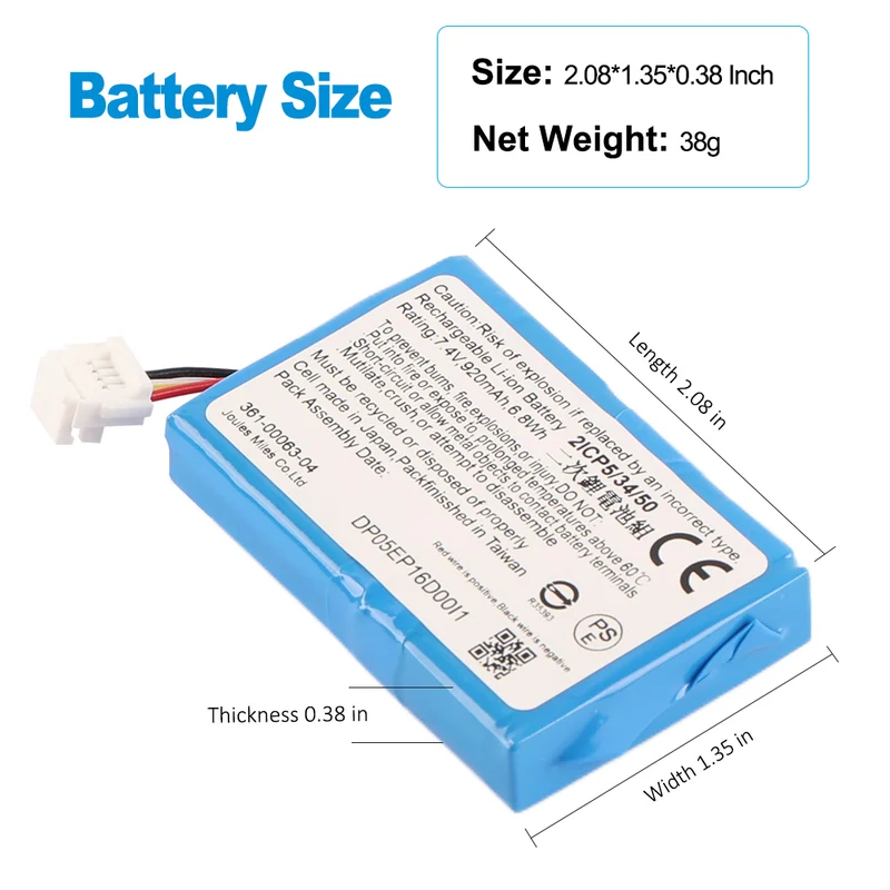 361-00063-04 Replacement Battery For BMW Navigator 5/6