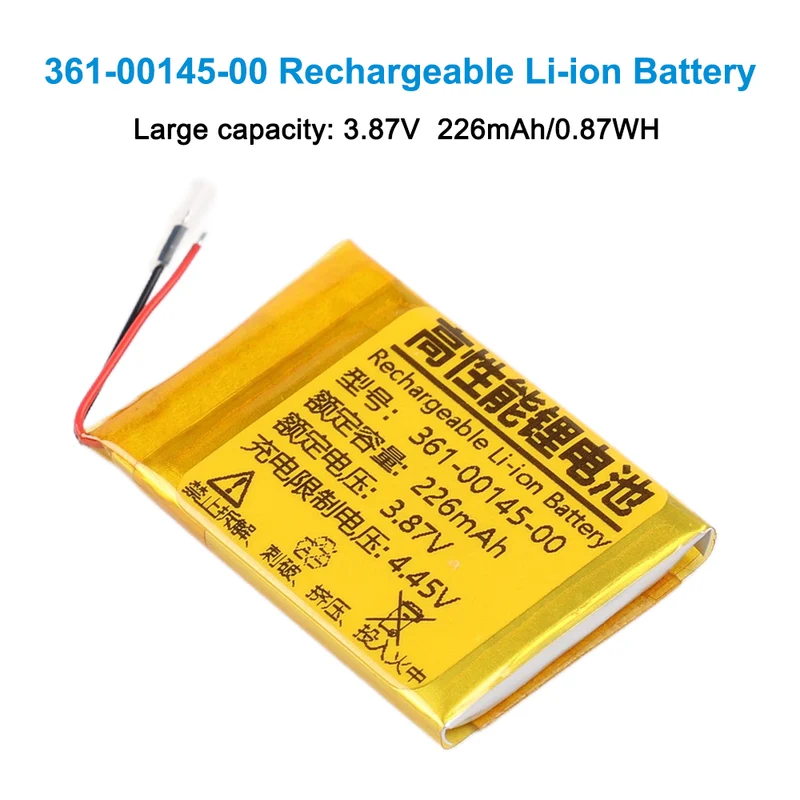 361-00145-00 Rechargeable Battery For Garmin Fenix 7S Multisport GPS Smartwatch