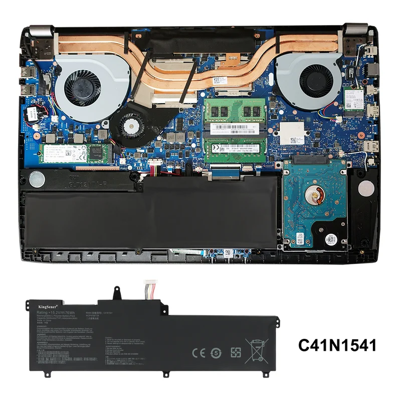 C41N1541 For Asus ROG GL702ZC GL702VM GL702VM1A Gamer G702VM-GC172T