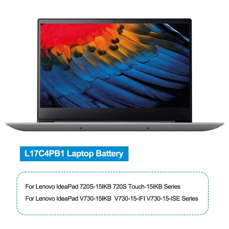 L17C4PB1 L17M4PB1 Laptop Battery For Lenovo Touch-15IKB V730-15 V730-15-IFI V730-15-ISE 720S-15IKB 81AC