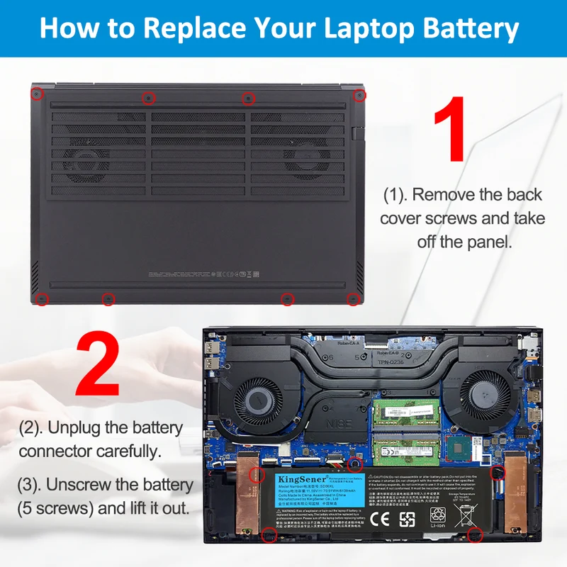 L84392-005 SD06XL Replacement Battery For HP Omen 15-EK 15-EN 15-EK0000
